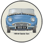 Daimler Dart SP250 1959-64 (wire wheels) Coaster 6